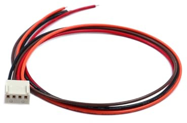 Xenterio Serie CV Leiterplatten Steckverbinder Rastermaß 2,54mm (10x Buchsenleiste mit 30cm Kabel, 4-polig)