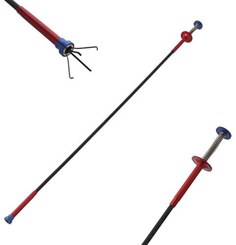 Megaprom 2-in-1 flexibles magnetisches Aufnahmewerkzeug, Magnetstange mit Klauenarm