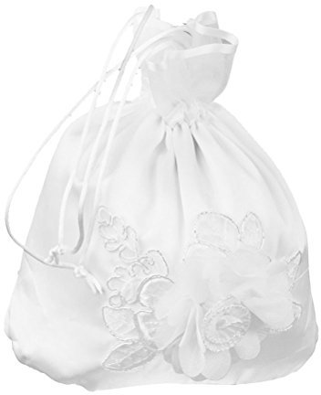 ROSENICE Brauthandtasche Brauttasche Brautbeutel Braut Brautjungfer Blumenmädchen Satin Dolly Tasche Handtasche - 1 Stück