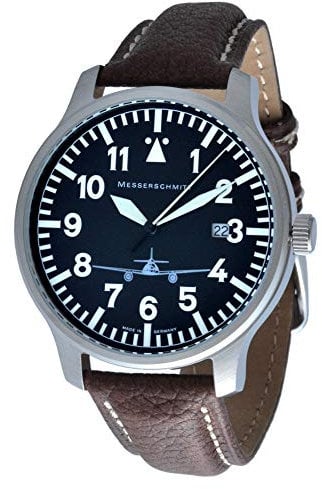 Aristo – Pilotenuhr Messerschmitt – ME262 – Ref 262-42B, Riemen, Riemen, Riemen
