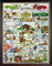 Tobin Art Impressions 4586 Memories Windows to The World Cling Stempel, 10,2 x 13,3 cm