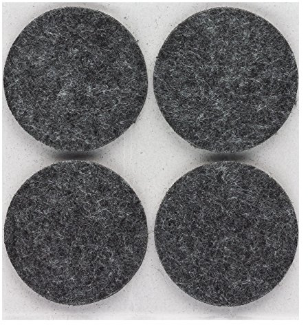 peha Filzgleiter Möbelgleiter - 5,0mm, Ø35mm, grau (4 STK.) | selbstklebend, rund