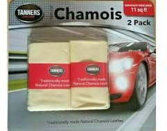 Tanneurs Tradition Lot de 2 grandes peaux de chamois de qualité supérieure