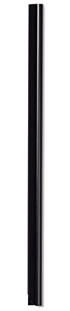 Durable Klemmschiene A4, für circa 30 Blatt, Packung à 100 Stück, schwarz, 290001