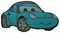 alles-meine.de GmbH Sally 8 cm * 4,3 cm Bügelbild - Cars - Aufnäher Applikation Mc Queen Auto Car