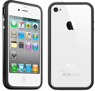itronik® Hard Case - Metall Aluminium Optik - HÜLLE Tasche für Apple iPhone 4 4G 4S Deluxe CASE HARDCASE ETUI HÜLLE SCHUTZHÜLLE Cover Bumper SCHWARZ Black