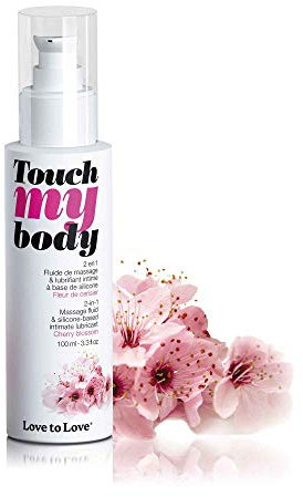 Love to Love Massage/Lubrifiant Touch My Body Fleur de Cerisier 100 ml