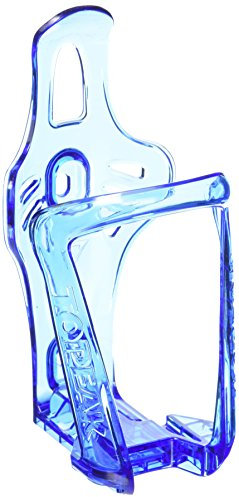 Topeak Mono Cage cX-Porte-bidon-Transparent avec Couvercle à charnière-Bleu