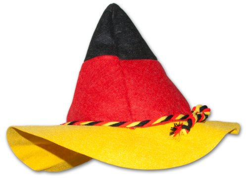 4 x Seppelhut Deutschland Filzhut Fanrtikel Fan Hut Mütze Fußball WM EM 30cm