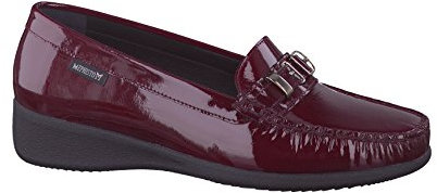 Mephisto Georgia 4270, Mokassin aus Lack für Damen, Rot - Bordeaux Wine Vernicald 4270 - Größe: EU 4.5 (37.5)