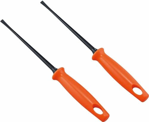 Shimomura Planning 37275 Hot Plate Scratch Resistant Octopus Picks, Flat Type, Set of 2, Made in Japan, Dishwasher Safe, Heat Resistant, Takoyaki, Easy to Collect Dough, Flat Tip, Resin Tip, Orange,