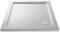 VeeBath Square Shower Tray 760x760mm Stone Resin Tray for Shower Enclosure Bathroom- White