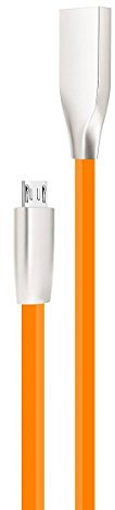 Tangle Free Micro USB Cable with Fast Charging - Supplied with Cable Holder