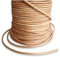 Auroris Cordon en Cuir Rond – 25 m – ø 3 mm – Naturel (Teinte)