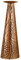 GILDE Kerzenhalter 'Hammerschlag', 36 cm, Kupfer