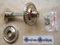 Graf von Gerlitzen Antik Messing Tür Griffe Türgriffe WC Rosetten Silber Nickel R15N