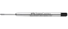 Faber Castell recambio negro para bolígrafo punta semigel gruesa 148747