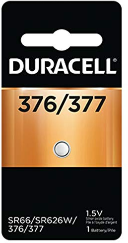Duracell D377Bpk08 1.5 Volt 377 Silver Oxide Battery