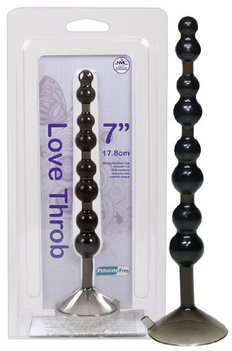 NMC Love Throb Analkugelstab schwarz, 1er Pack (1 x 1 Stück)