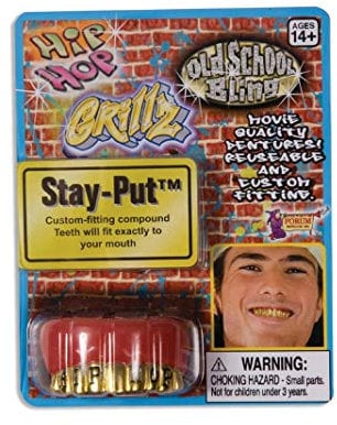 Forum Novelties Grillz Zähne - Hip Hop