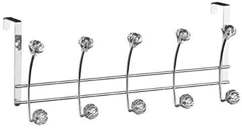 Maison by Premier - Over Door Clear Diamantes 10 Hook Hanger - Creates additional hanging space