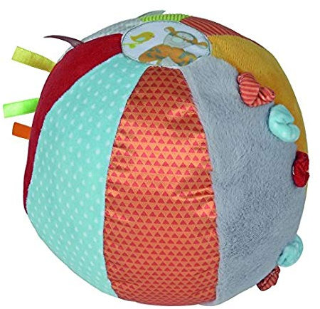 NICOTOY Disney Baby - Balle d'activités bébé en Tissu Winnie l'ourson Ø 18 cm