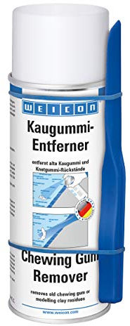 WEICON Kaugummientferner Spray 400 ml, Kältespray gegen Kaugummi u.Ä auf Kleidung Boden Kunststoff Teppich Auto uvm.