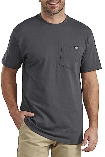 Dickies Men's Short Sleeve Graphic Tee, Charcoal, Medium