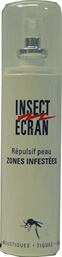 INSECT-ECRAN Zones Infestées Anti-moustiques Répulsif peaux Adultes - Spray 100 ml