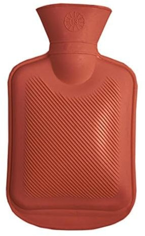 Vagabond Single Side Ribbed Red 0.5 Litre Hot Water Bottle