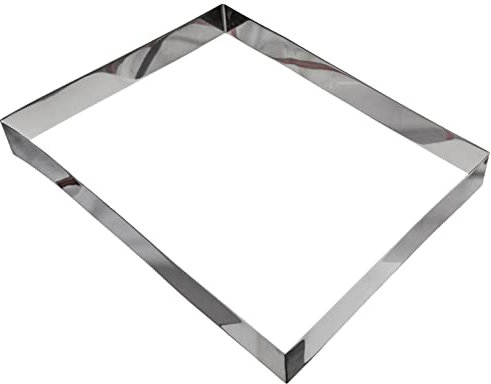 Decora 0063769 Cadre Rectangle Acier Inoxydable 40 x 30 x 4,5 cm