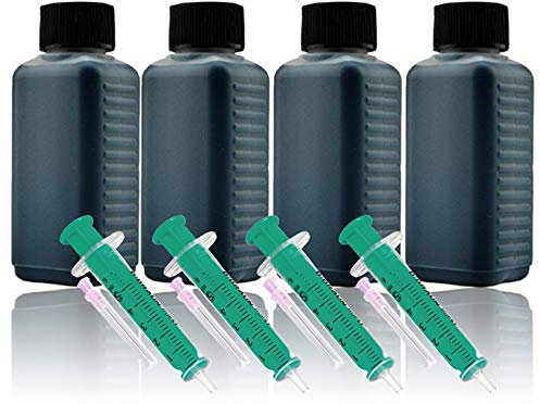400ml Nachfülltinte Druckertinte Refillset für BROTHER (schwarz/black, pigmentiert)