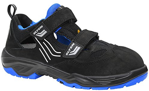 ELTEN Ambition Blue Easy ESD S1 | Sicherheitsschuhe für Damen & Herren, Stahlkappe, leicht, atmungsaktiv, Gr. 41