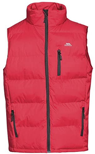 Trespass Men's Clasp Padded Gilet, Red, M UK