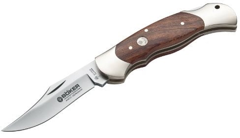 Büker Plus sport Optima Palisander 9 Cm Messer, silver, S EU
