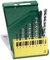 Bosch Professional 2607019443 - Set con 9 brocas HSS-R para metal y brocas para piedra, Verde, Amarillo