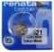 Renata 321 SR616SW Pile oxyde d'argent pour Montre sans Mercure 1,55 V