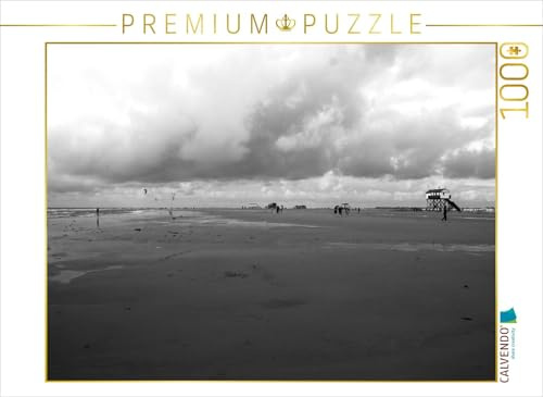 CALVENDO Puzzle Pfahlbauten am Strand | 1000 Teile Lege-Größe 64 x 48 cm Foto-Puzzle für glückliche Stunden