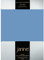 Janine Spannbettlaken Elastic - extra weiches und elastisches Spannbetttuch - für Matratzen 180x200cm bis 200x220cm blau