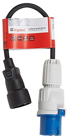 Legrand LEG90040 - Enchufe (camping a enchufe europeo)