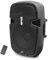 Pyle sistema de altavoces, Bluetooth, Portatil, Activo, Subwoofer de 12”, Monitor de altavoz de escenario, Portatil, Amplificador estereo, USB para amplificador de MP3, color negro