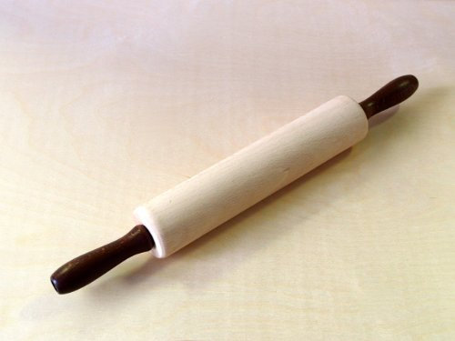 Mattarello 40 cm in faggio con manico girevole Cod. E84/40