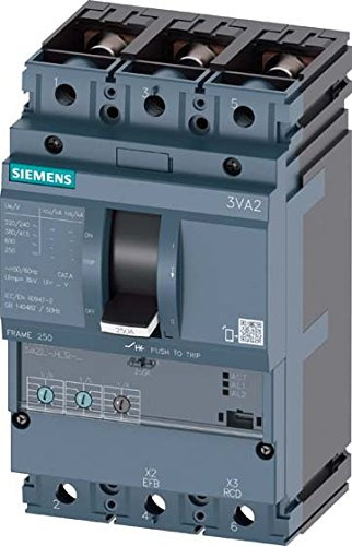 Siemens sentron-3va – Schalter Größe 250 C-Klasse 110 KA 3 polig etu320 250 A