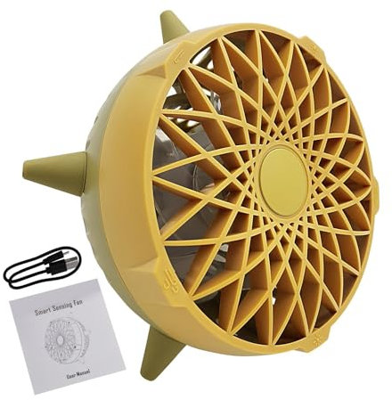 Ventilatore personale da scrivania, ventilatore da scrivania, ventilatore da scrivania silenzioso da 1800 mAh con ricarica USB - Ventilatore da scrivania Smart Pocket, ventola di