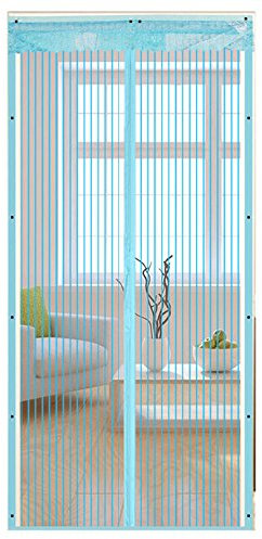 Icegrey Automatica Porta Magnetica Schermo Zanzariera Magnetica Maglia Blu 120 X 210cm