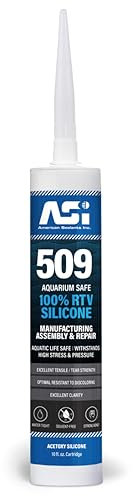 ASI Schwarz Aquarium Silikon-Versiegelung - 10.2 Flüssigkeit oz Cartridge