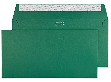 Blake Creative Colour 221 Briefumschläge Haftklebung Dunkelgrün DL+ 114 x 229 mm - 120g/m² | 500 Stück