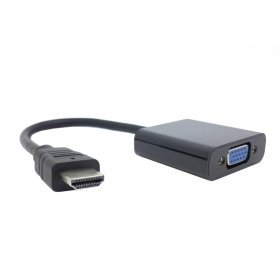 ChenYang HDMI Entrada a VGA Salida Hembra Proyectores Monitores Adaptador PC Portátil Negro