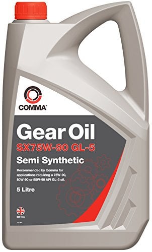 Comma SX5L 5L SX75W-90 GL-5 Semi-Synthetic Gear Oil