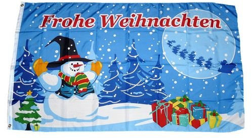 Fahne/Flagge Weihnachten Geschenke 90 x 150 cm